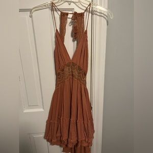 Free people halter dress